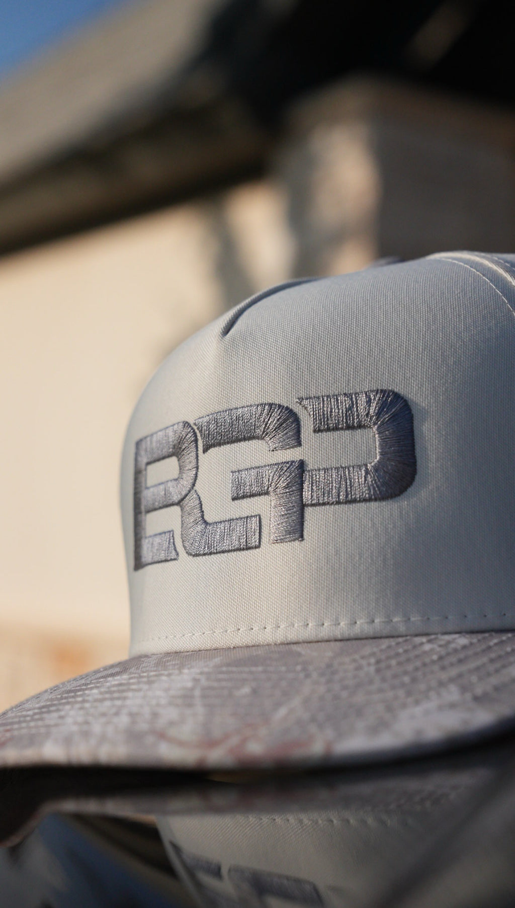 BGP cream & camo hat