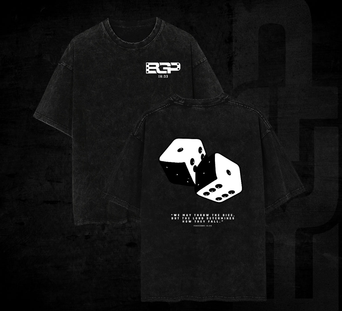 BAGGY "dice" short sleeve T-shirt