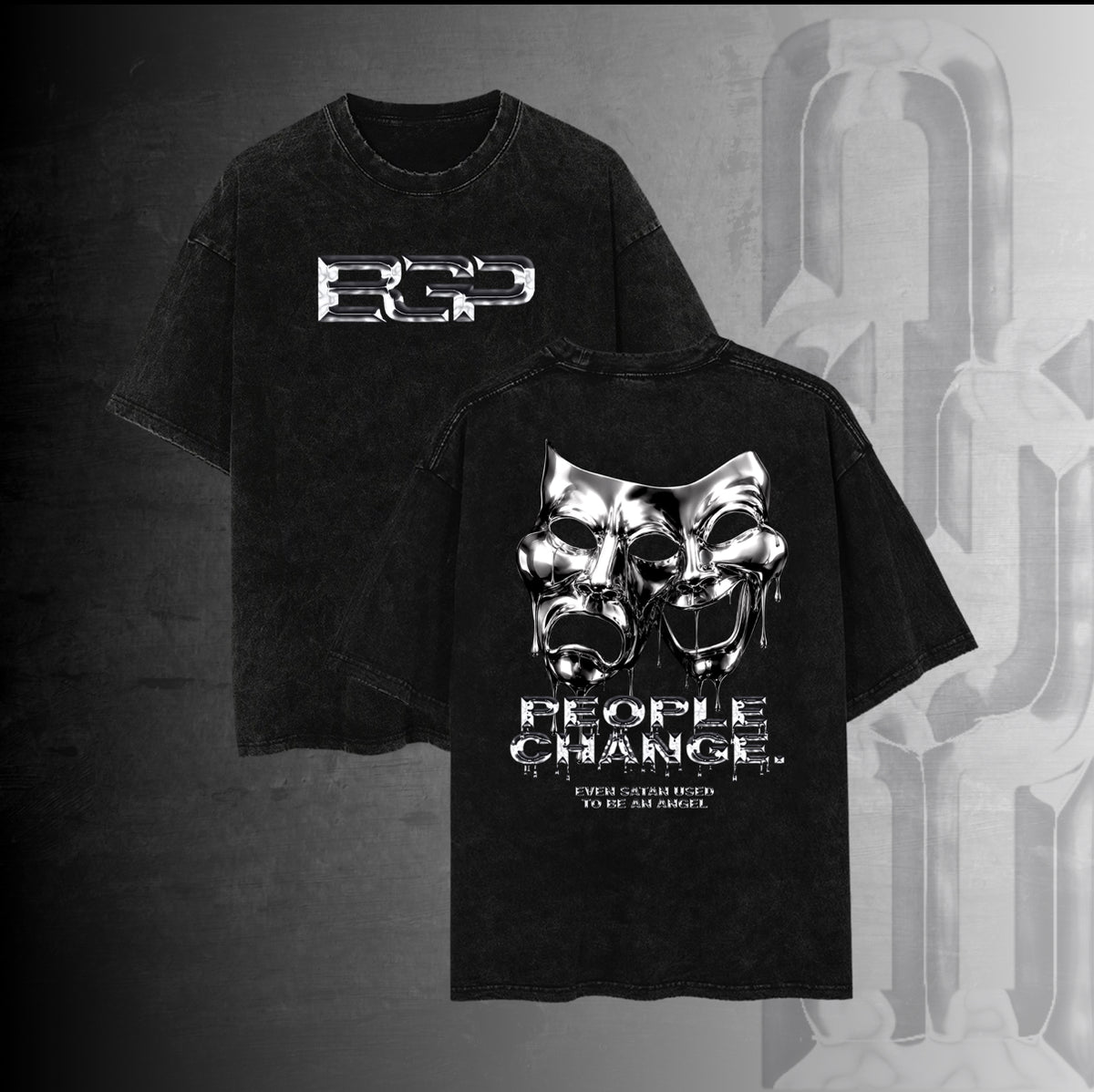 BAGGY "2face" short sleeve T-shirt