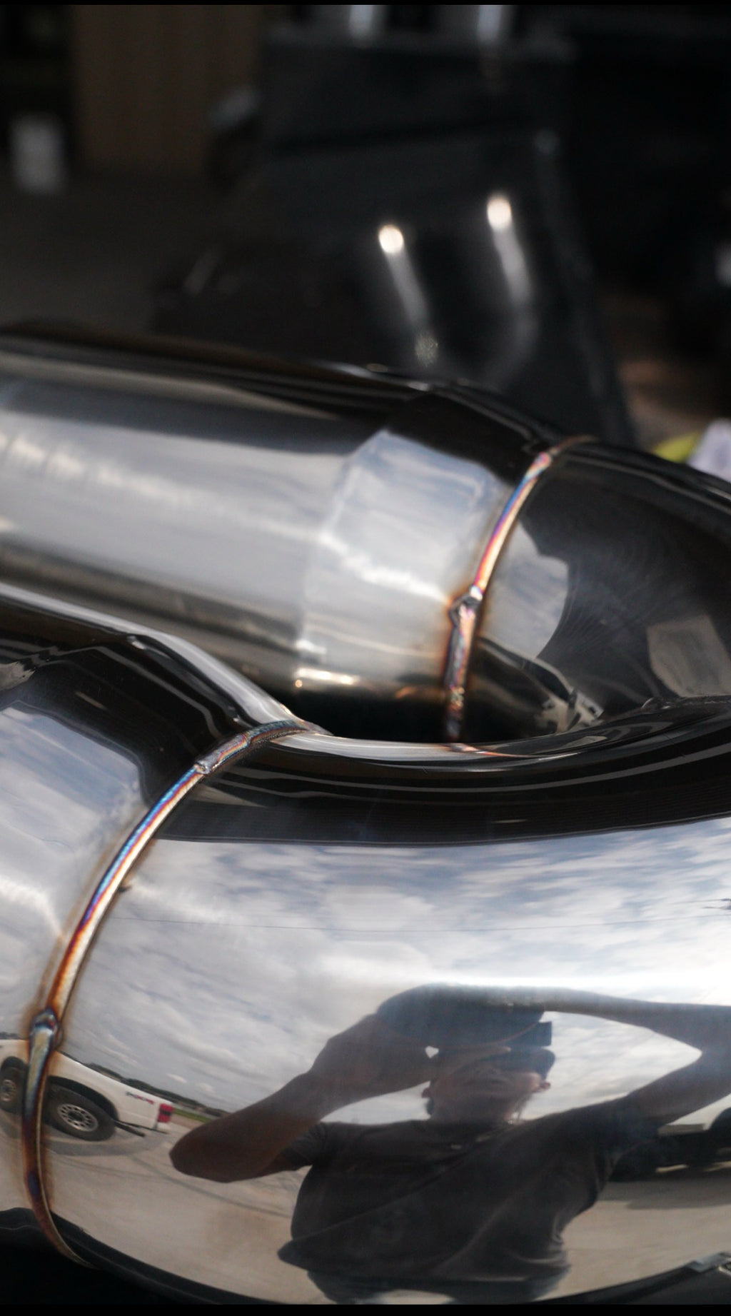POLISHED 5" TO DUAL 7" TIP