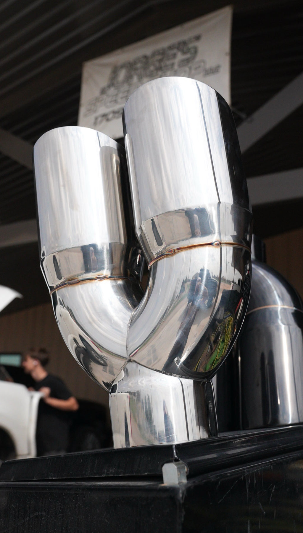 POLISHED 5" TO DUAL 7" TIP