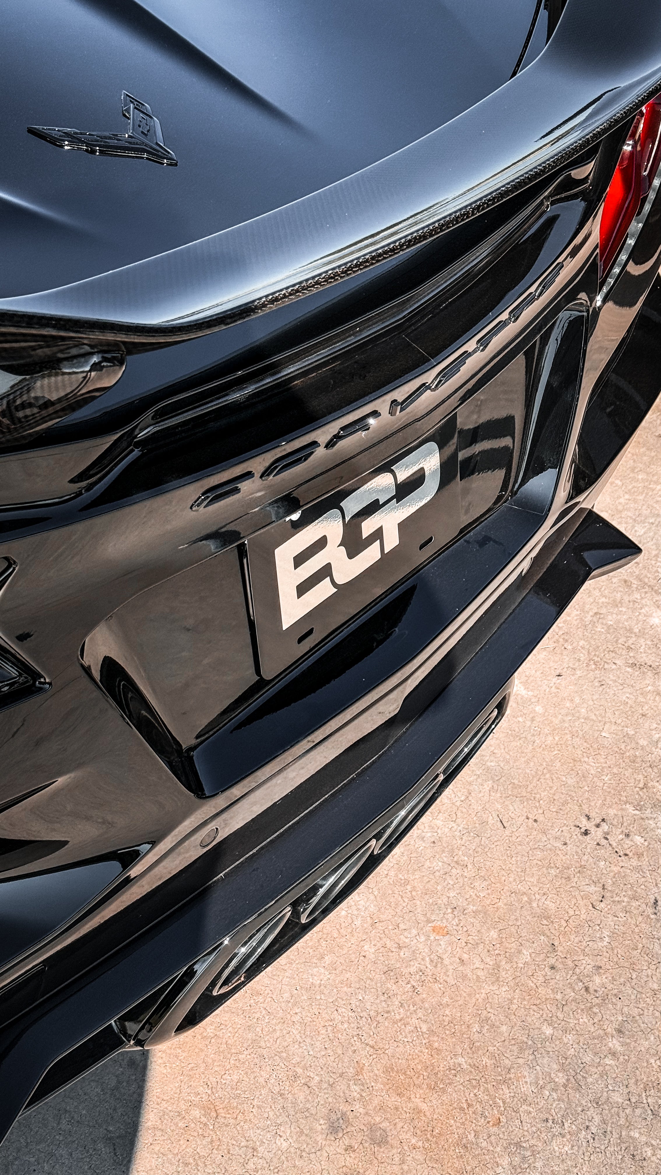 BLK with chrome BGP plate