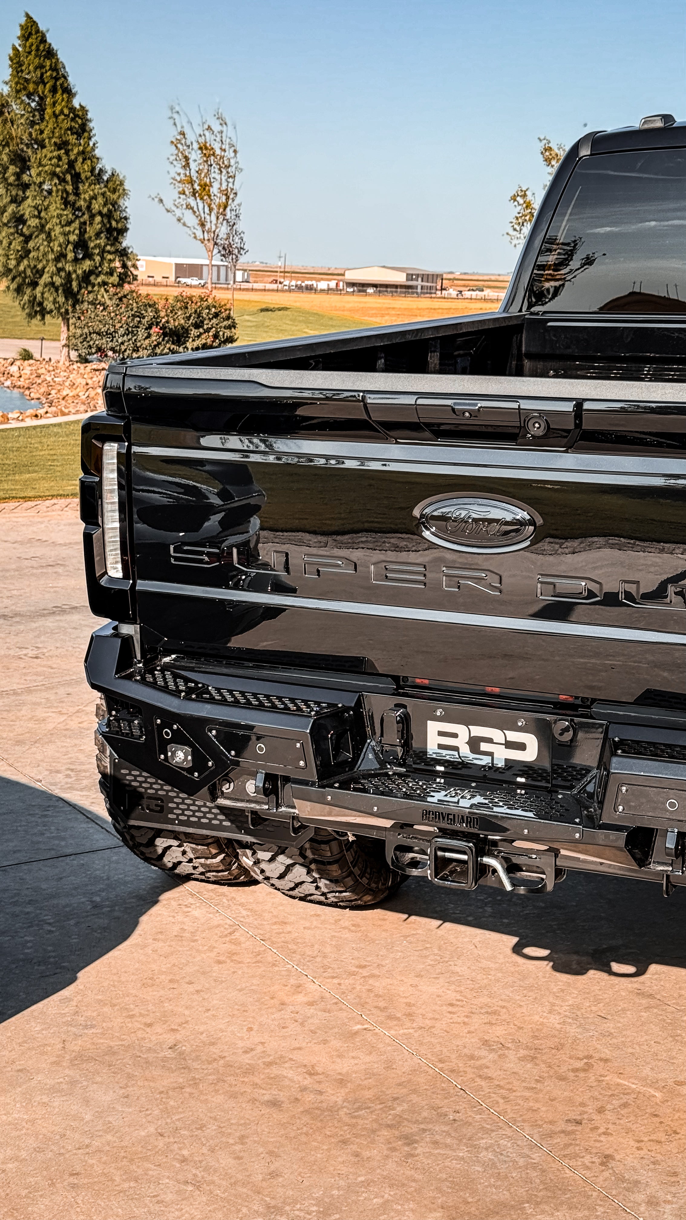 BLK with chrome BGP plate